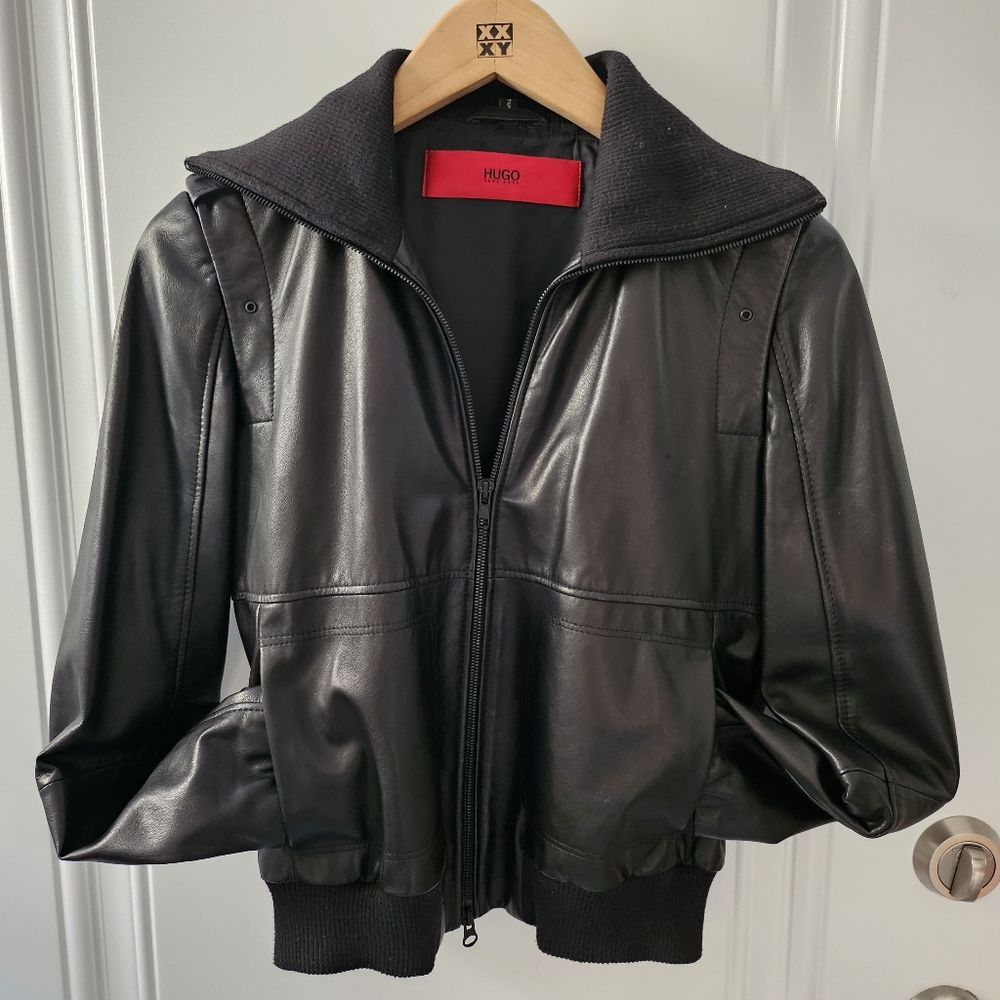 Hugo Boss Red Label Lamb Leather Jacket